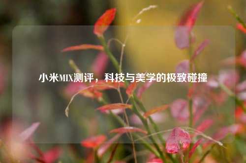 小米MIX测评,科技与美学的极致碰撞